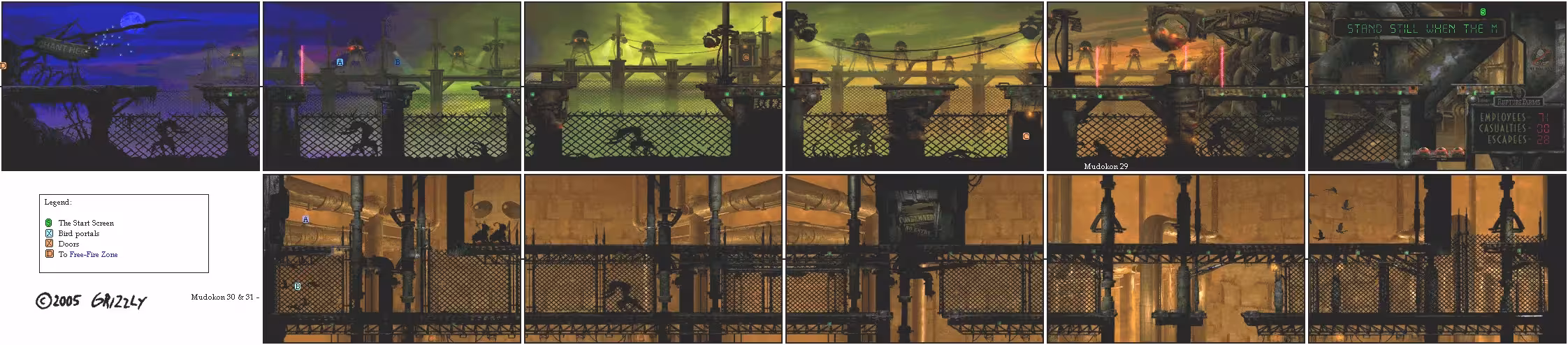 Credits: <a href='https://vgmaps.com/Atlas/PSX/index.htm#OddworldAbesOddysee'>Abe's Oddysee on vgmaps.com</a>